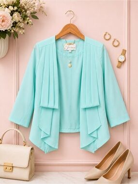 Vero Moda Mint Waterfall Blazer